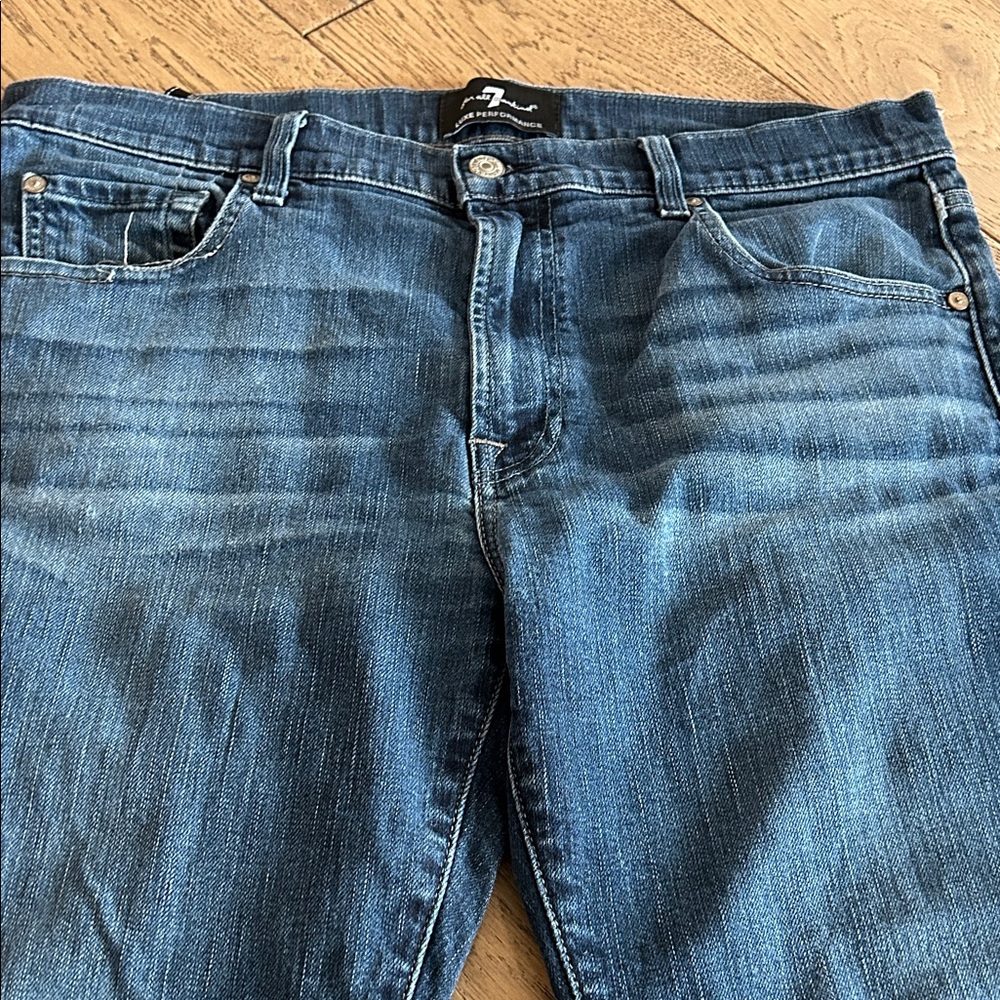 7 For All Mankind Dark Blue Slim Jeans Men’s